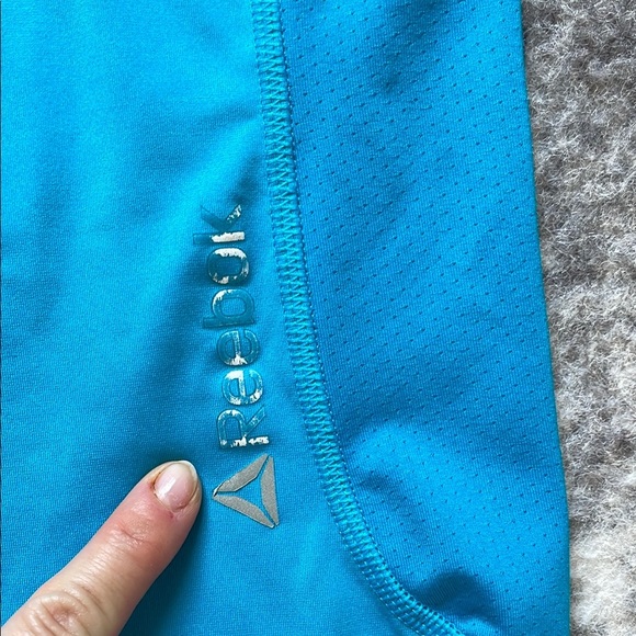 Reebok Blue Short Sleeve Gym Tee - Picture 3 of 8